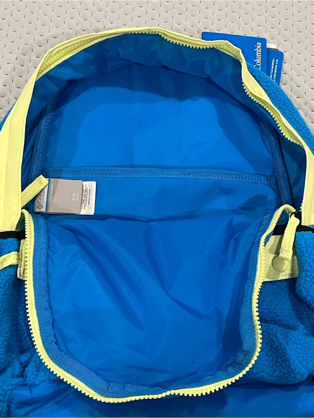 Columbia Fleece Backpack NWT